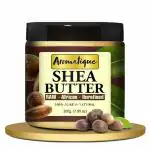 Aromatique Raw African Unrefined Shea Butter For Face Skin and Body, 200g