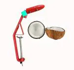 LJL Traders Steel Table Mountable Coconut Scraper With Knife Holder /Coconut graters