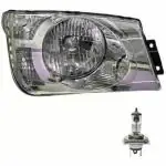 GO Mahindra Bolero Car Halogen Headlight Component Set Including Bulbs