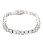 RAJASTHAN GEMS Bracelet 925 Sterling Silver Jewelry Natural Moonstone Gem Stone Unisex Handmade Men Women Gift H563