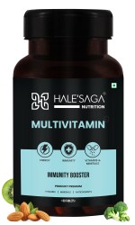Halesaga Multivitamin for Men and Women with Probiotics, Calcium & 46+ Vitamins & Minerals for Immunity Support, Stamina, Energy, Cognitive Health & Skin Health - 60 Multivitamins Tablets
