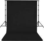 Cam Cart Photography Studio Backdrop for Event Shoot and Vedio Recording (10 X 10 ft , Black)