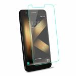 Vizio LG K10 Pro Transparent Tempered Glass Scratch Resistant and Bubble Proof Screen Protector with Dry and Wet Wipe
