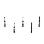 Comet Busters Black Bindi For Women