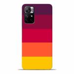 Covers Gap Redmi Note 11T 5G Thick Stripes Polycarbonate Mobile Phone Hard Back Cover Case Stylish Designer 3D Printed For Girls And Boys