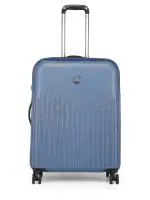 Delsey Lima Blue Polycarbonate Expandable Cabin Suitcase 55 cm