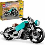 JAIMAN TOYS LEGO Creator 3 in 1 Vintage Motorcycle Set 31135, Toy to Street Bike to Dragster Car,Vehicle Building Toys for Kids, 128 Pcs