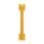 Lapo Gold Zinc Square Zaguar Door Handles For Main Door 12 inch