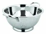 blue lemon Stainless Steel Colander, Strainer, Sieves 3500ml 26 cm with Pudding and Handle