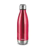 Milton Stainless Steel Maroon Duo Dlx 500 Thermosteel 24 Hours Hot And Cold Water Bottle - 500 Ml