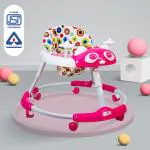 Dash Kitty Baby Walker with Music & Rotation Wheels, Activity Walker, Baby Walker for 0 to 2 years, Walker for Kids (Pink)