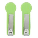 Pokory Baby Ring Nail Clipper for Kids Green Useful for Nail Cutter Manicure Pedicure Care for Baby Safety Nail Clipper for New Born Babies Infant Toddler Suitable Age 6 Months & Above Pack of 2