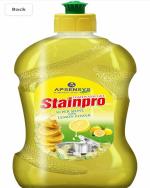 Apsensys Care Stainpro Dishwash Liquid Gel Lemon, With Lemon Fragrance, Leaves No Residue, Grease Cleaner For All Utensils, 500 ml Bottle
