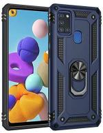 RUNICHA Back Cover for Samsung A21s, Samsung Galaxy A21s (Blue)