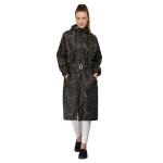 The Clownfish Black Reversible Double Layer Raincoat For Women