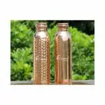Ancient Impex Set of Pure Copper Water Bottles 600 ML