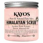 Kayos Himalayan Pink Salt Body Scrub For Exfoliating & Skin Moisturizing, 200 G