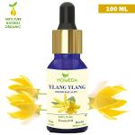 Homeda Organic Ylang Ylang Essential Oil (100 ml) for Hair Growth - Pure, Organic, Natural | Hair, Face, Skin, Scalp, Control Acne