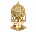 Kartique Home Decor Ganesh Diya with Container - Standard 11.4 x 12.7 x 17.8 cm