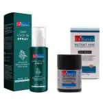 Dr Batra's Hair Building Fibre - Dark Brown 12 gm and PRO LockIn Spray 50 ml (Pack of 2)