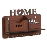 Brothers Creation Beautiful Wooden Key Holder For Home Wall Decoration