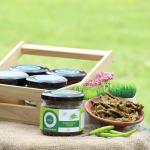 WHOLESOME PARLOUR Green Chilli Pickle | Organic Homemade | All Natural Ingredients Spicy And Tangy | No Artificial Preservatives or Colors | Green Chilli ka achar Pickles Bottle Pack of 1 (200 gm)