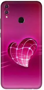 aadia Huawei Honor 8x Max Matte Vinyl Love Printed Mobile Skin Sticker with Scratch Resistant Lamination