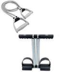 ShopiMoz Double Resistance Toning Tube and Tummy Trimmer