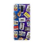 Emble Label CASSETTE AESTHETIC Soft Silicone Case For Oppo A9 2020 ( TPU | Soft , Oppo A9 2020 | Multicolor )