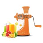 Mini Juicer Machine, Juice Maker Machine for Home, Deluxe Fruit & Vegetable Manual Juicer with with Steel Handle (Multi Colour)