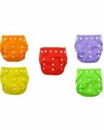 BEAUTIQ CLOTH COLLECTIONS cute station Reusable Cloth Diapers - XS (Pack of 5)