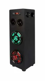 SK TONE Tower Speaker with BT/USB/AUX and FM Connectivity with Floor Standing 5 Inch Woofer and 3 Inch Tweeter