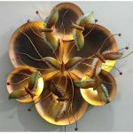 Antaryuga Multicolor07 Metal Bird Circle With Led Wall Art, 32 X 5 X 32 cm