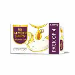 Bajaj Almond Drops Moisturizing Soap with Almond Oil and Vitamin E 100gm*4 pack of 2