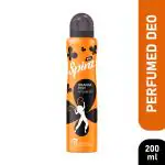 New Spinz Orange Zest Perfumed Deo for Women, with International Fragrances for Long Lasting Freshness and 24 Hours Protection from Odour causing Bacteria, 200ml