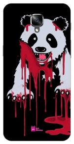 Gift Minister Soft Designer Mobile Case For One Plus 3 Back Cover Rosy Brown - Tattooed Panda Bear Dripping Black Liquid Creepypasta Red White Environmental Activism Glitchy Muralist 1Pcs 1701O