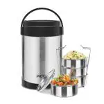 Milton Stainless Steel Silver Royal4 Tiffin Lunch Box - 600 Ml