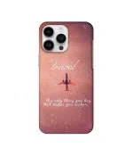 Casotec Travel with Plane Design 3D Printed Hard Back Case Cover for Apple iPhone 14 Pro Max