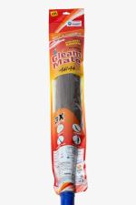Gleam Mate Indigo Plastic Chaka Chak Elite Broom Stick For Cleaning No Dust Floor Eco-Friendly Handle Jumbo (Pack Of 2)