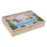 Riwaz Pk Heritage design Empty box Design Dry Fruit Premium Gift Box | Premium Gift Hamper | Handmade luxury gift box| Diwali Dry Fruit Gift Box