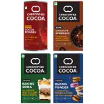 Christopher Cocoa, Natural Cocoa Powder Unsweetend 200g, Aluminium Free Baking Powder 200g, Baking Soda 250g, Chocolate Sprinkles 200g