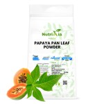 Nutrixia Papayapan Churna- Carica papaya-Papita Powder-Papaya Leaf-Papaya Leaves 50 Gms