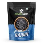 ARYIONUTS Premium Black Raisins | Seedless Kali Kishmish - 1kg | Natural Black Kismis | Healthy Snack & Delicious Dry Fruit Snack |