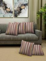 HOUZZCODE Multicolor Polyester Cusion Cover (40 x 40 cm) single set