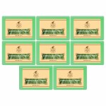 KA Khadi Ark Herbal Natural Handmade Lemongrass Bath Soap 125gm each Pack of 8