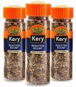 Kery Roasted Saunf Mukhwas [Diet Green Fennel Mouth Freshener] 3 Bottles, 180g