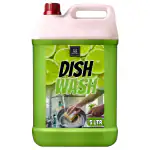 BLISS & BLUSH Dishwash Liquid 5 Liter Green Removes tough grease, 100% Plant-Based, Paraben & Phosphate Free