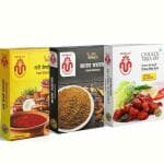 AM MASALE Special Pack Of 3 Each 200 Gm (Tari gravy masala + kala masala+chicken tika fry masala) -Total 600 gram