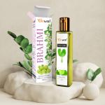 GO WOO 100% Pure brahmi carrier oil for brain 200 ML