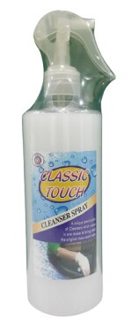 CLASSIC TOUCH Cleaner Spray for Oil & Grease Stain Remover, Suitable for all Kitchen Surfaces, Natural Kitchen Degreaser Cleaning Spray for Kitchen (500 ml)
